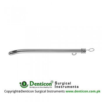 Female Catheter 12 Charr. Brass - Chrome Plated, 15 cm - 6"